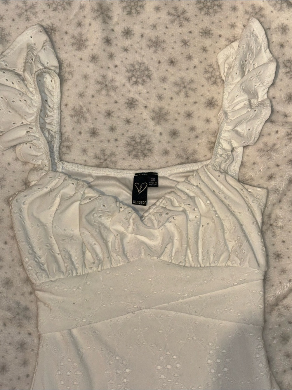 White Graduation Dress - Picture 5 of 7